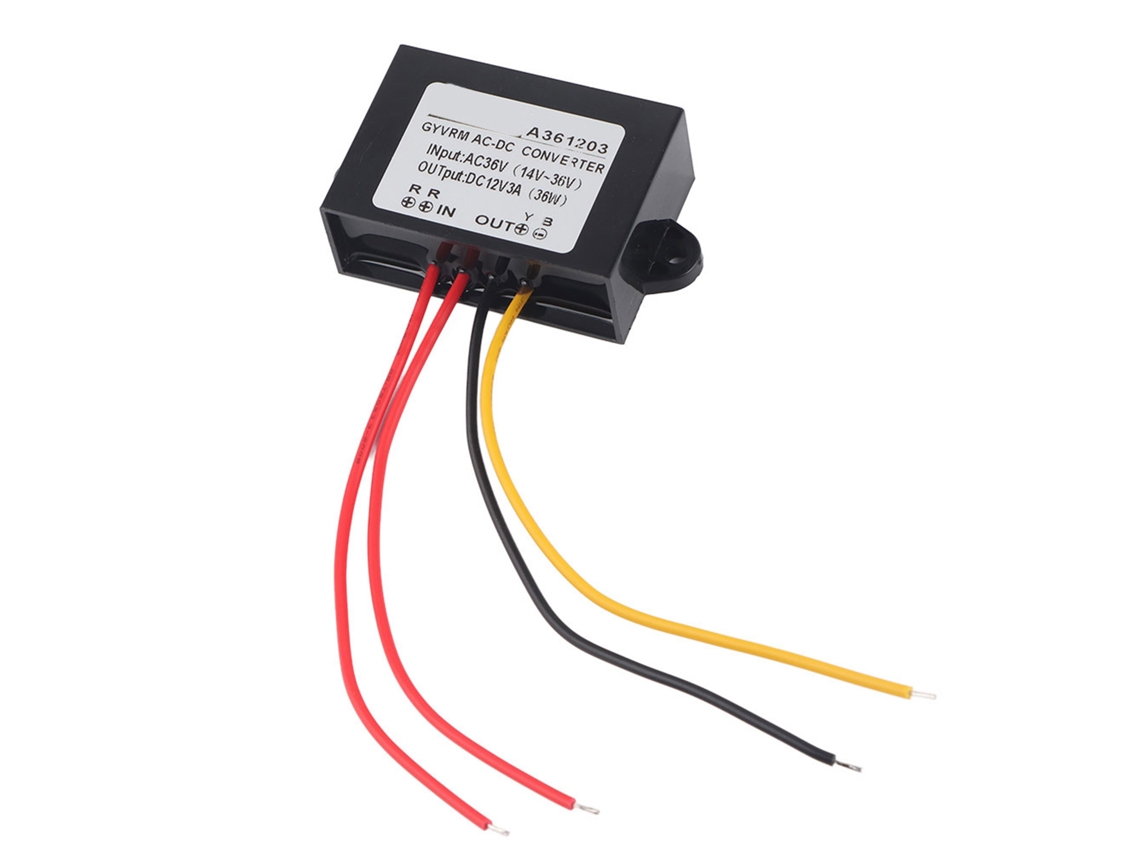 2026-conversor De Alimentación Ac Dc Ac36v A Dc12v Módulo Adaptador De Alimentación Plástico 3a