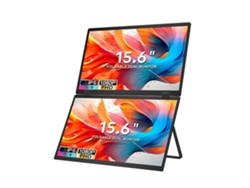 Monitor Portátil Fopo T01 De 15,6 Pulgadas (plegable) Con Triple Pantalla Extendida Fhd 1080p