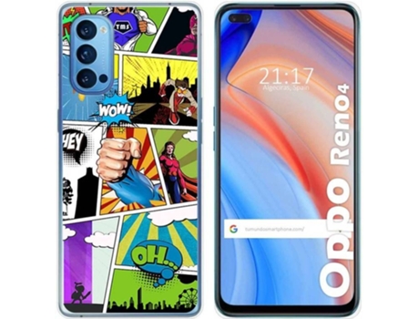 Carcasa Oppo Reno 4 5G TUMUNDOSMARTPHONE Comic Multicolor