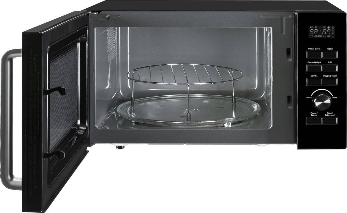 Microondas BECKEN BMW4443 (25 L - Con Grill - Negro)