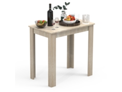 Mesa De Comedor De Madera Mesa De Cocina Esal 80x50 Cm Vcm