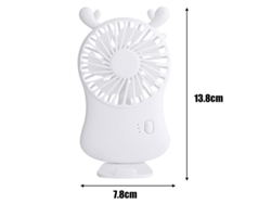 Ventilador Portátil YIZHOOD Fans403 blanco rojo