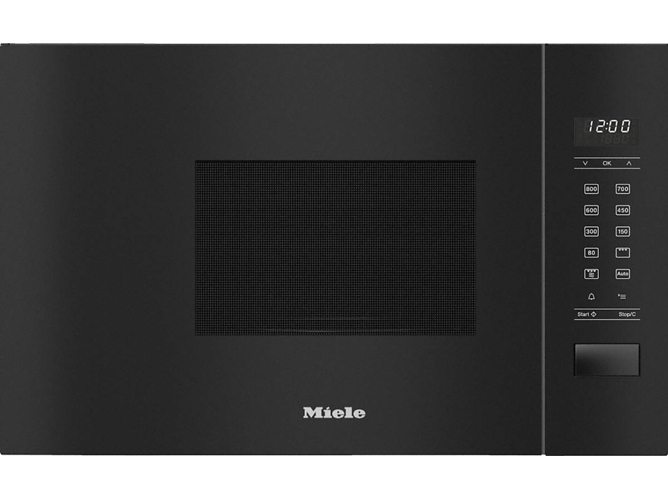 Microondas Integrable MIELE M 2234 SC OBSW (17 L - Con Grill - Negro)