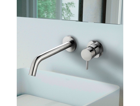 Grifo Monomando Empotrar Lavabo Cromo