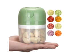 Prensa de ajos eléctrica portátil, mini prensa de ajos recargable para picar jengibre, pimientos, frutas y cebollas. Rosewell