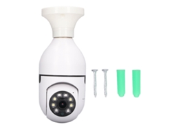 Cámara De Vigilancia Wifi Inalámbrica Para Exteriores De 3 Mp, Ip67, Bombilla E27, Cctv, Seguridad Con Visión Nocturna Y Alarma.