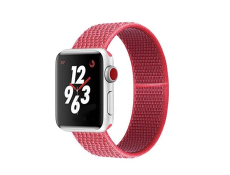 Pulsera Nylon G4M para Apple Watch Series 8 - 41mm - Vermelho