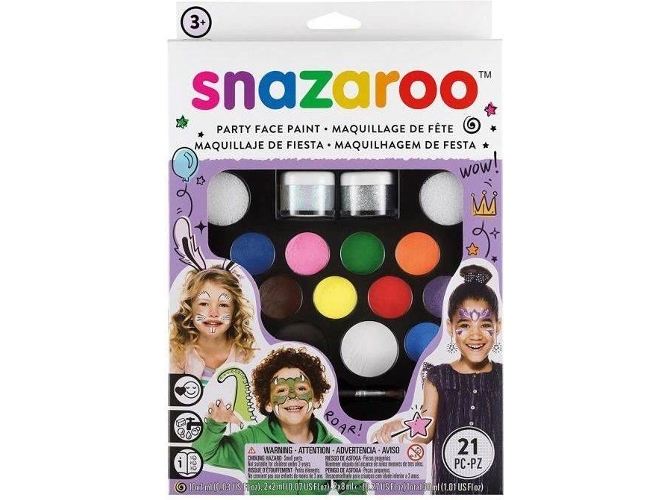 Tintas SNAZAROO Paleta especial de festa