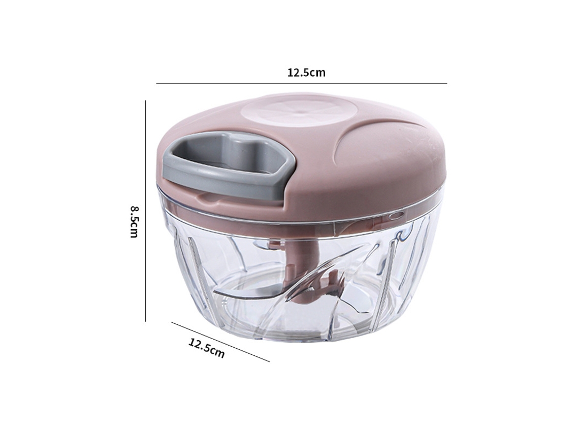 Agitador manual multifuncional para jengibre, ajo y carne picada Pink Siurn
