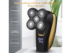 Afeitadora Eléctrica Para Cabeza Y Cuerpo Hombres Con Pantalla Lcd Display Digital Kit De Afeitado Multifunción