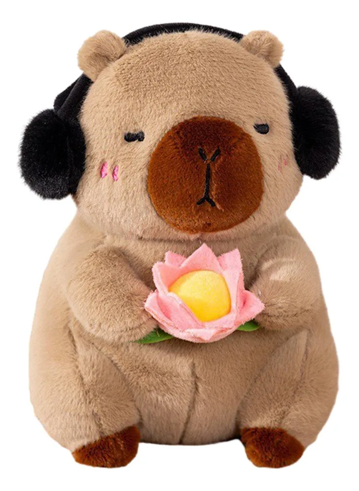 Nuevo y lindo peluche, incluye juguete color caqui, 38 cm. Vayotoy