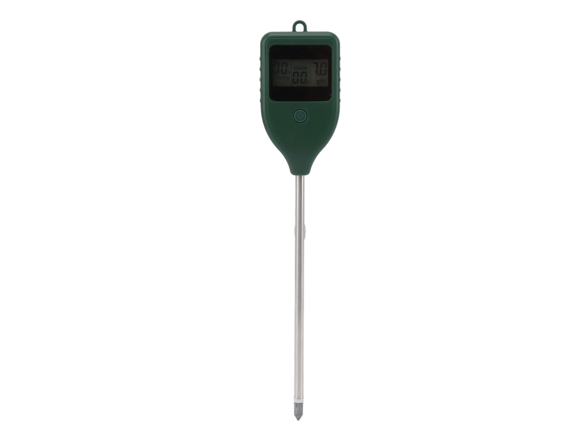 Analizador De Suelo 3 En 1 Con Retroiluminación: Medidor De Humedad, Ph Y Nutrientes Para Jardines Y Huertos.
