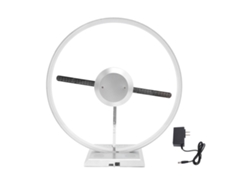 Proyector holográfico 3D de 30,5 cm con ventilador para publicidad con 224 LED.