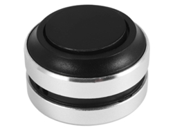 Minialtavoz Bluetooth portátil convierte cualquier cosa en un altavoz inalámbrico mediante inducción de vibración por conducción ósea Rosewell (plateado)