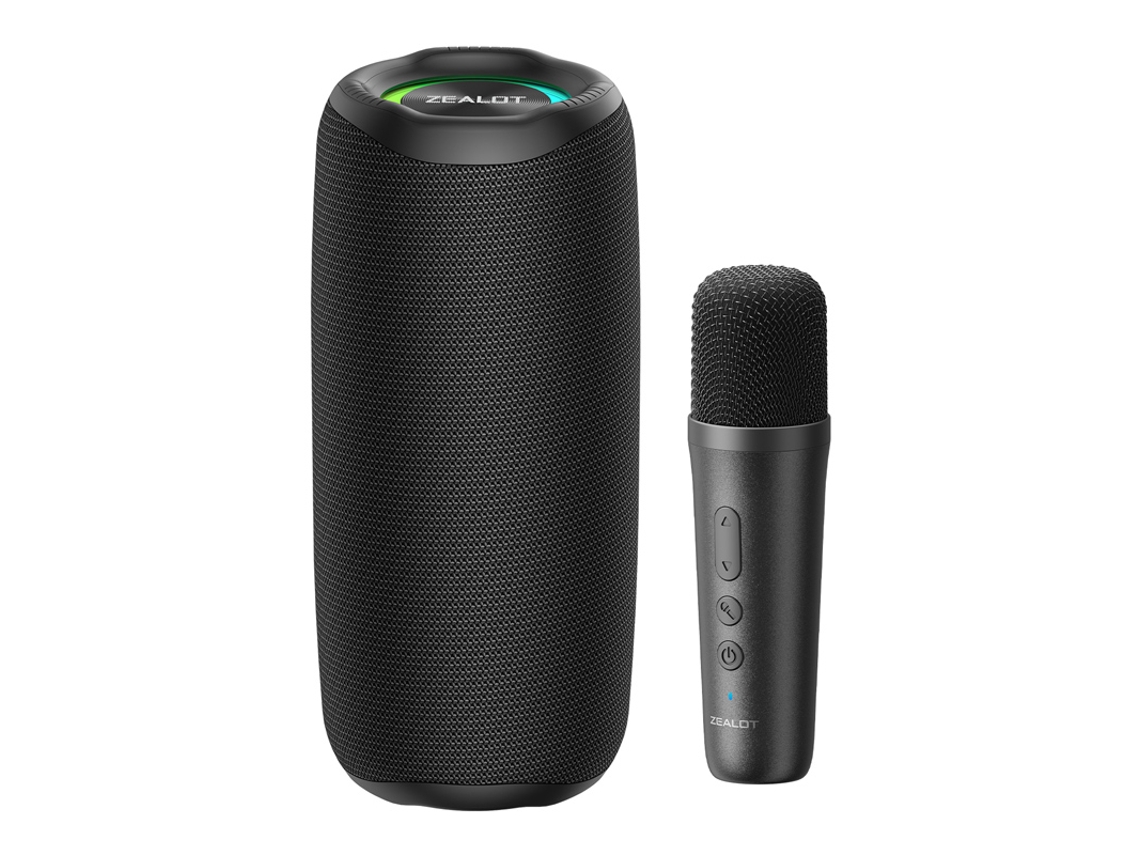 Altavoz Bluetooth MDUG con micrófono inalámbrico y hasta 10 horas de duración de batería (un micrófono)