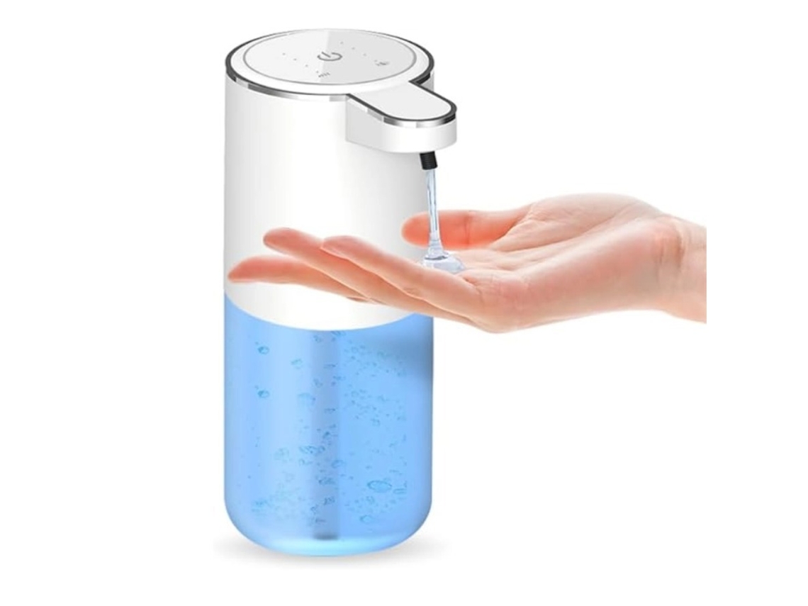 Dispensador Automático De Jabón Recargable Por Usb 4 Niveles Modos Ajustables Dispensador De Jabón De Manos De 400ml Gertiz