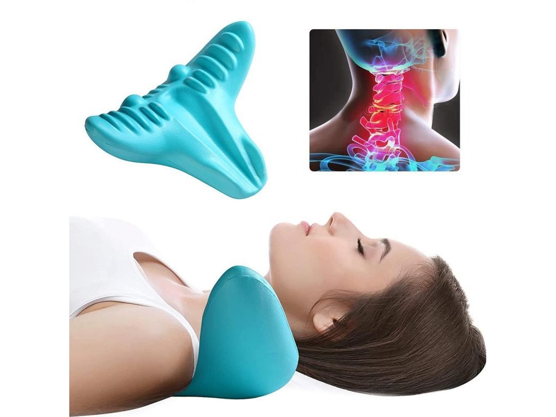 Dan26-almohada De Masaje Cervical Portátil Acupresión Para Cuello Hombros Alivio Dolor Colchón Espinal Zzy