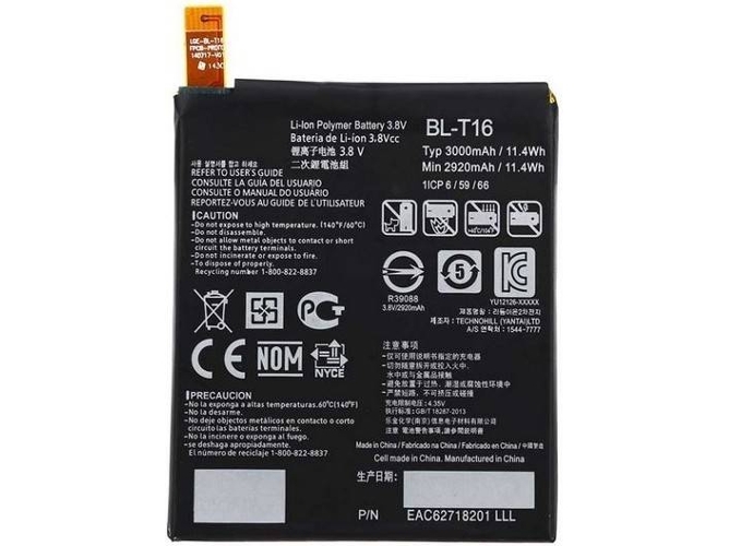 Bateria LG BL-T16 G Flex 2 H955 3000mAh Li-Ion Original