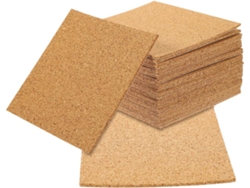40 Piezas Cuadradas De Corcho Adhesivo Para Protección Y Resistencia De Muebles.