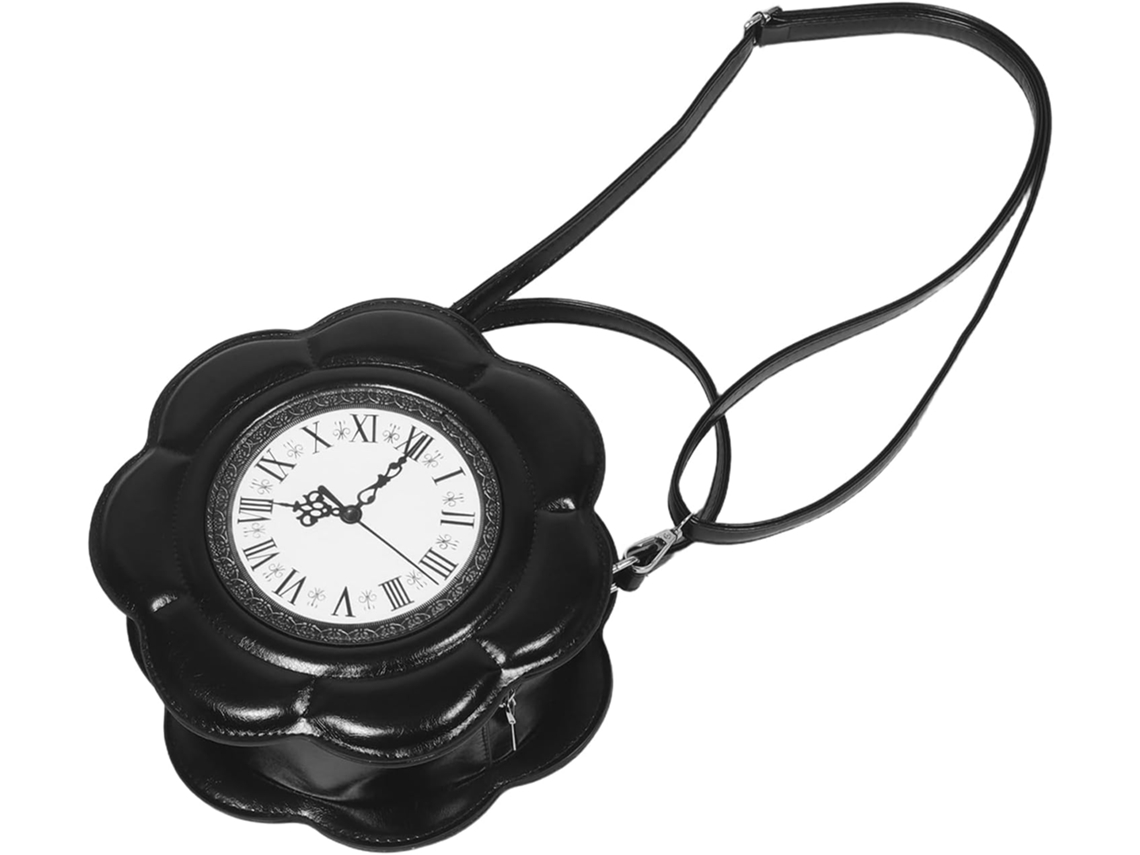 Bolsa De Ombro Ciieeo Vintage Clock Para Mulheres Em Couro Pu Estilo Steampunk Com Alça Ajustável E