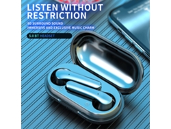 Fone De Ouvido Lb-20 Tws Bluetooth 5.0 Mini Earbuds Touch Control Redução De Ruído À Prova D'água