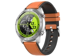 Reloj inteligente deportivo para hombre, resistente al agua IP68, con Bluetooth, llamadas y monitor de frecuencia cardíaca durante el sueño, Yizhood (marrón)