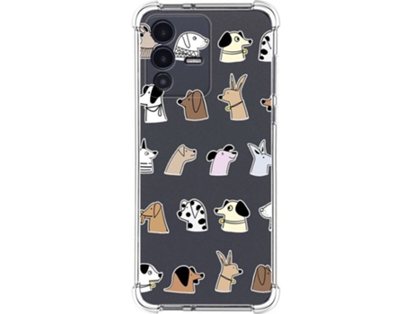 Carcasa para Vivo V23 5G TUMUNDOSMARTPHONE Dibujos Antigolpes Perros Multicolor