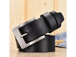 Cinturón de TPU para hombre con hebilla de aguja Yuysan, ancho 3,8 cm, largo 110 cm, color negro B10