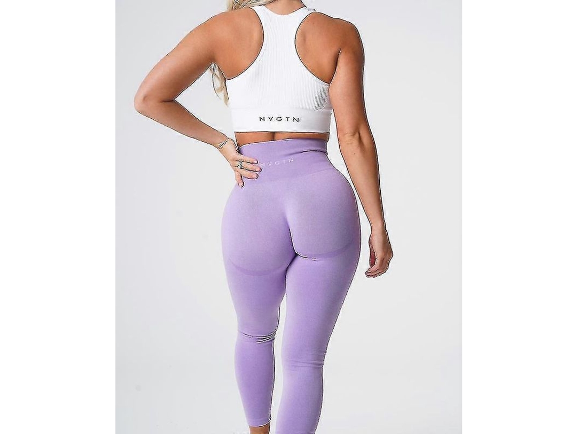 Leggings De Spandex Sin Costuras Con Estampado Moteado Nvgtn Para Mujer, Cintura Alta, Suaves, Ideales Para Entrenar, Yoga Y Gimnasio.