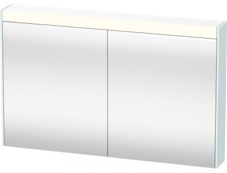 Armario con espejo DURAVIT Brioso 122,0 x 14,8 cm con iluminación LED 2 puertas con espejo