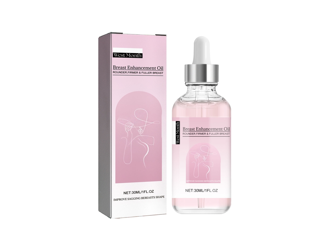 Aceite esencial natural para el aumento y la reafirmación de los senos.