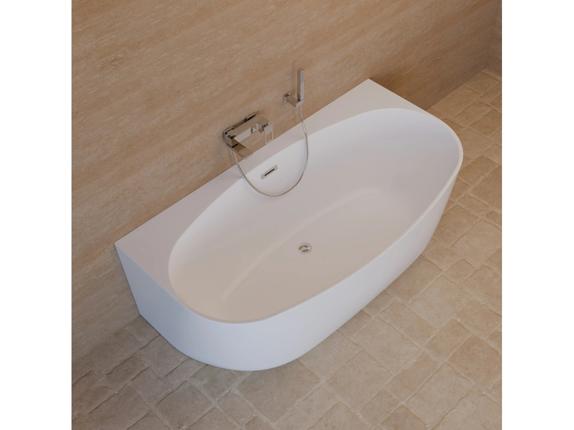 Bañera Exenta Magic 170 Blanca 170 X88 X58 Cm, By Spalina