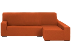 Funda Chaise Longue TODOPARAMICASA Túnez Naranja (Brazo Derecho Largo -  240 cm)