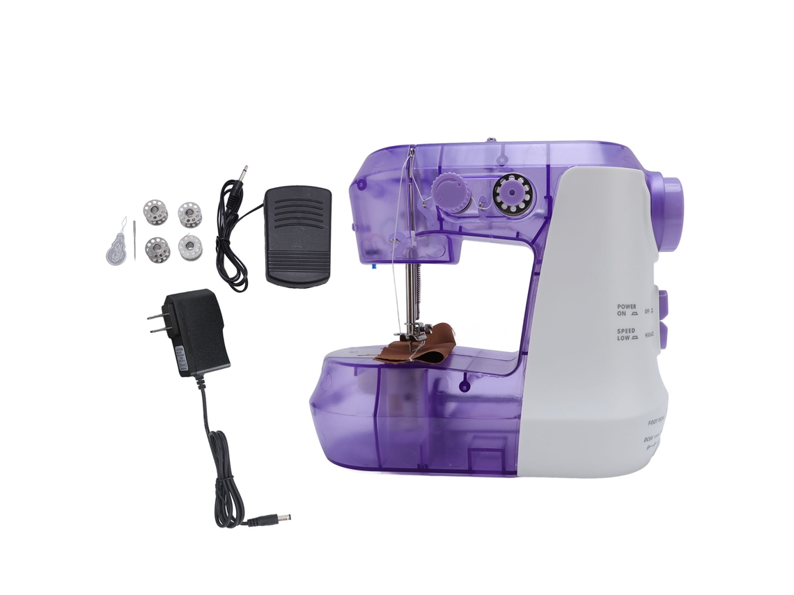 Máquina De Coser Eléctrica Portátil Automática Pequeña Para Principiantes, De Sobremesa, Para El Hogar O Para Viajes, Enchufe Estadounidense.