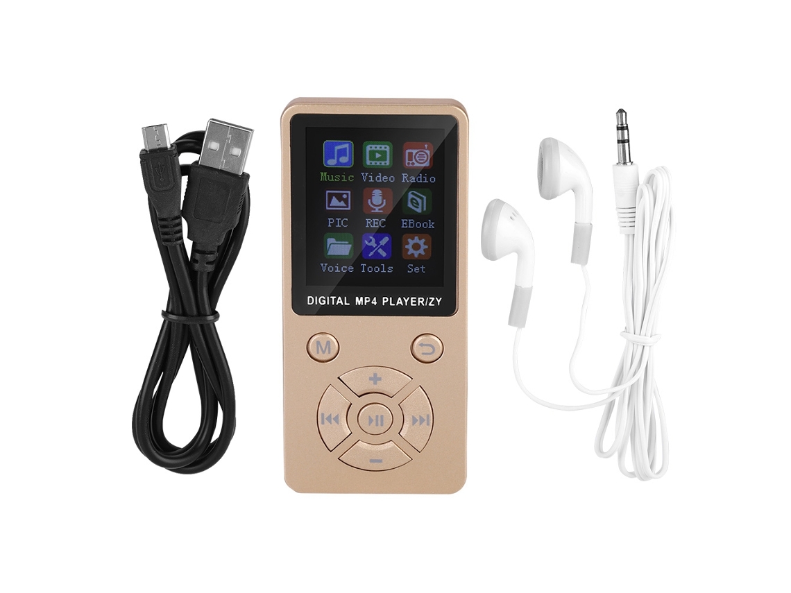 Reproductor De Música Mp3 (ultra Delgado, Compatible Con Tarjeta Tf, Botón Romboide)