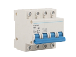 Veloriskku-disyuntor Mcb 4p 63a 400v 4500a De Rail Din Para Proteção De Circuitos Hogares