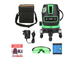 Nivel Láser Verde De 360 Grados Con Líneas Horizontales, Verticales Y Transversales, Autonivelante, 2 Líneas.