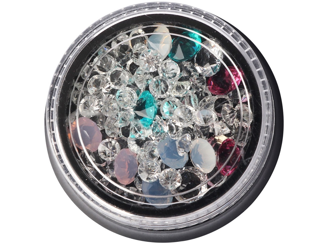 Decoración De Uñas Con Diamantes De Imitación Ab Transparentes Para Manualidades De Manicura Diy - Mezcla Y Combina
