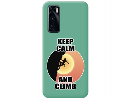 Carcasa Vivo Y70 TUMUNDOSMARTPHONE Silicona Líquida Dibujos Verde