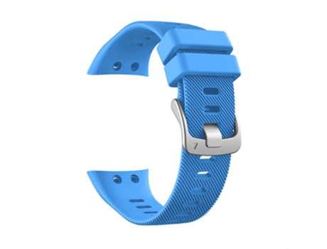 Correa de Silicona hebilla de plata para Garmin Forerunner 45S - azul cielo