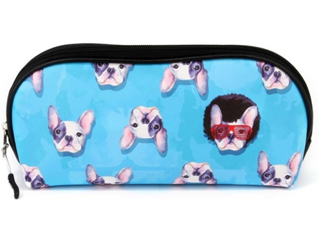 Nécessaire OH MY POP! Doggy Jelly pequeña (Azul - 13.5x28x6.5cm)
