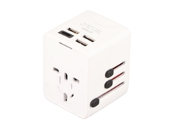 2026-as-adaptador Universal De Viaje Con Conversor, Múltiples Salidas Y Usb-c Para Enchufes Internacionales