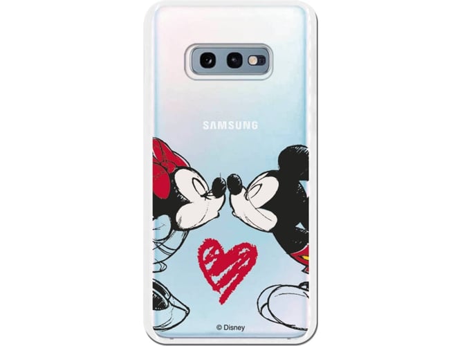 Carcasa Samsung Galaxy S10e DISNEY Mickey y Minnie Beso Multicolor