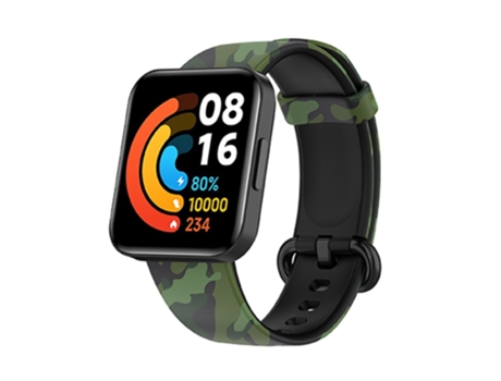 Correa de Silicona ajustable para Xiaomi Redmi Watch 2 Lite - camuflaje verde