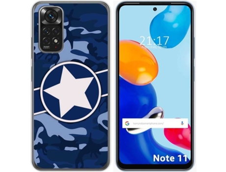 Carcasa Xiaomi Redmi Note 11 TUMUNDOSMARTPHONE Dibujos Camuflaje 03 Multicolor