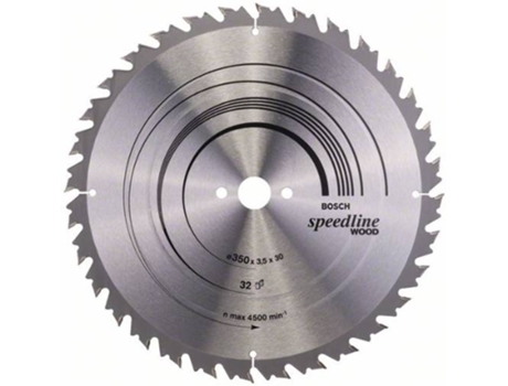 Disco de Sierra Circular BOSCH Speedline Madera 350x30x3.5 mm - 32