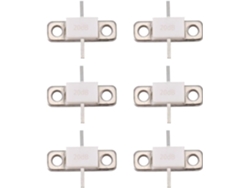 6 Atenuadores De 20 Db Y 100 Vatios Con Brida, 100 Vatios Rfp, 100 W, Cc-3,0 Ghz, 50 Ohmios, Bajo Vswr, Alta Potencia.