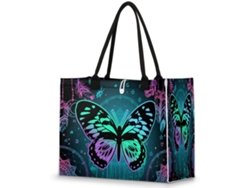 Bolso Mano Tropicallife Grande Étnico Mariposa Atrapasueños Para Mujeres Niñas Bolso Hombro Compras Trabajo