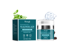 Crema facial hidratante profunda, antiedad, de cuidado calmante con ácido hialurónico y aloe vera.