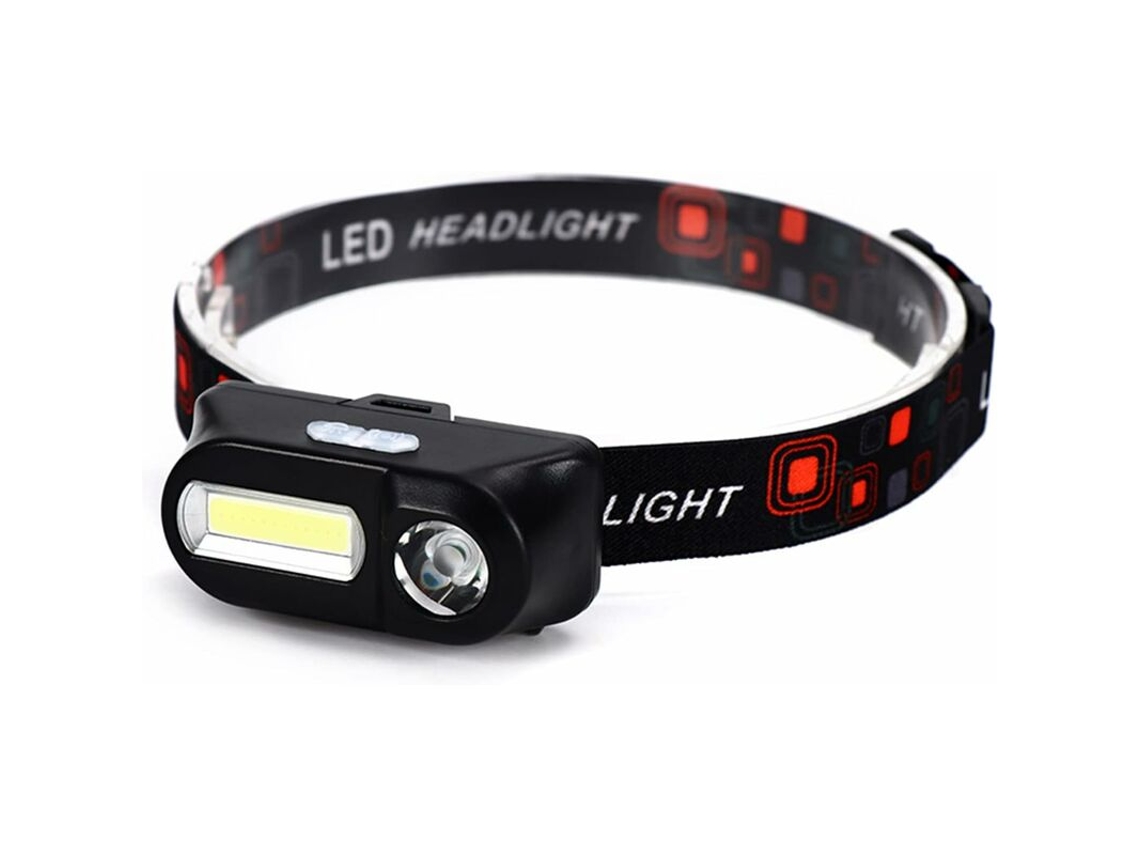 Linterna táctica LED superbrillante con batería de iones de litio recargable por USB para senderismo, equitación, pesca
